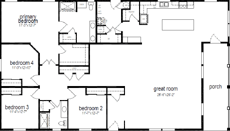 Hillcrest g971 floor plan home features