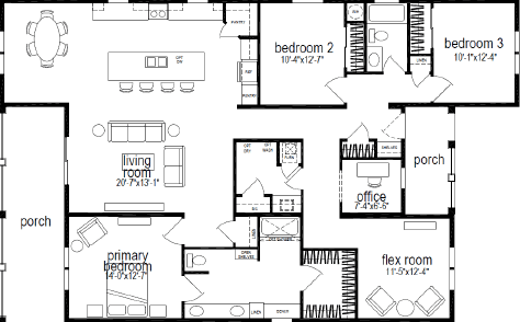 Hillcrest g950 floor plan home features