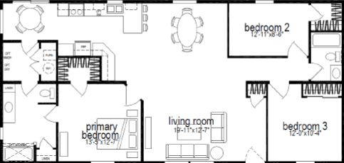 Ridgewood j932c floor plan home features