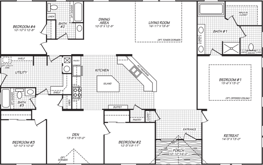 Wingate 40644g floor plan home features