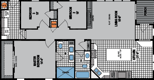 Spectra cs7300 floor plan home features