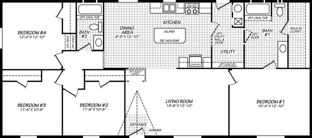 Eagle 28604s floor plan home features