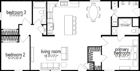 Ridgewood j914c floor plan home features