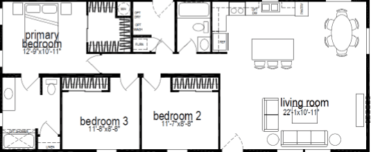 Ridgewood j830 floor plan home features