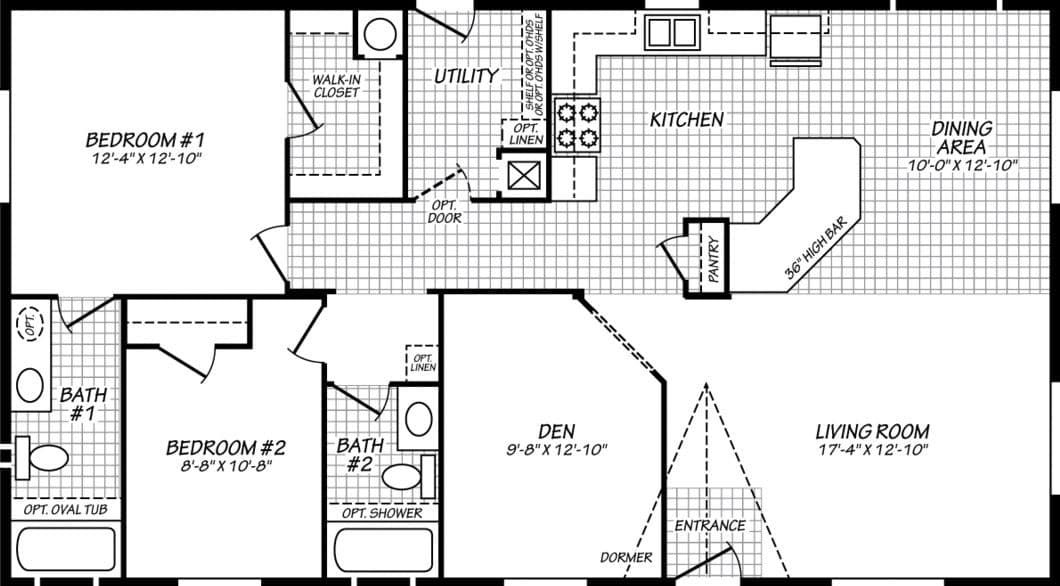 Sandpointe 28482a floor plan home features